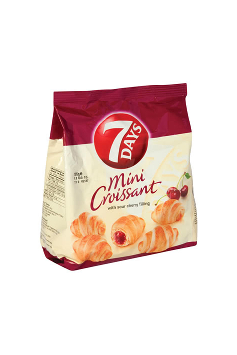 7 Days Mini Kruvasan Vişneli 185 G