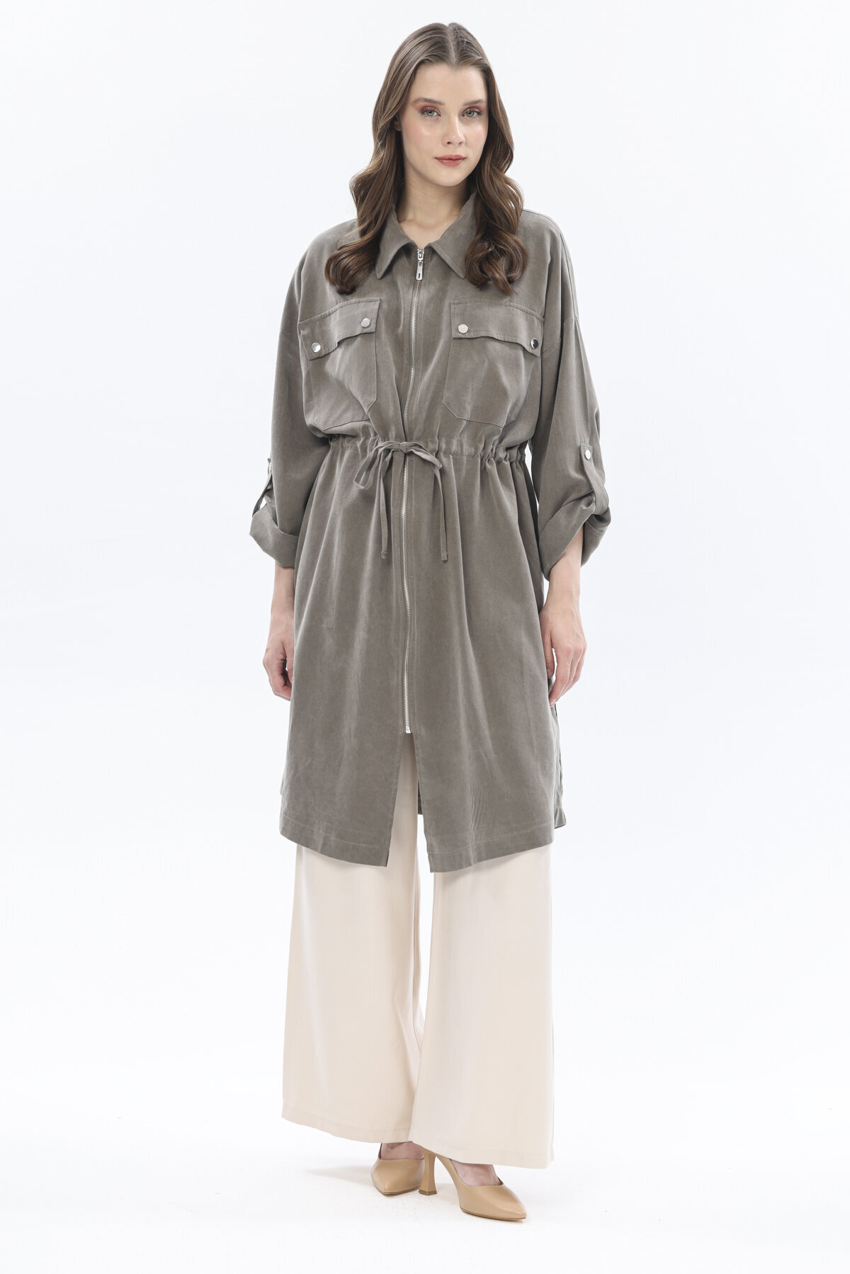 İkoll Kadın Pardesü 0034978