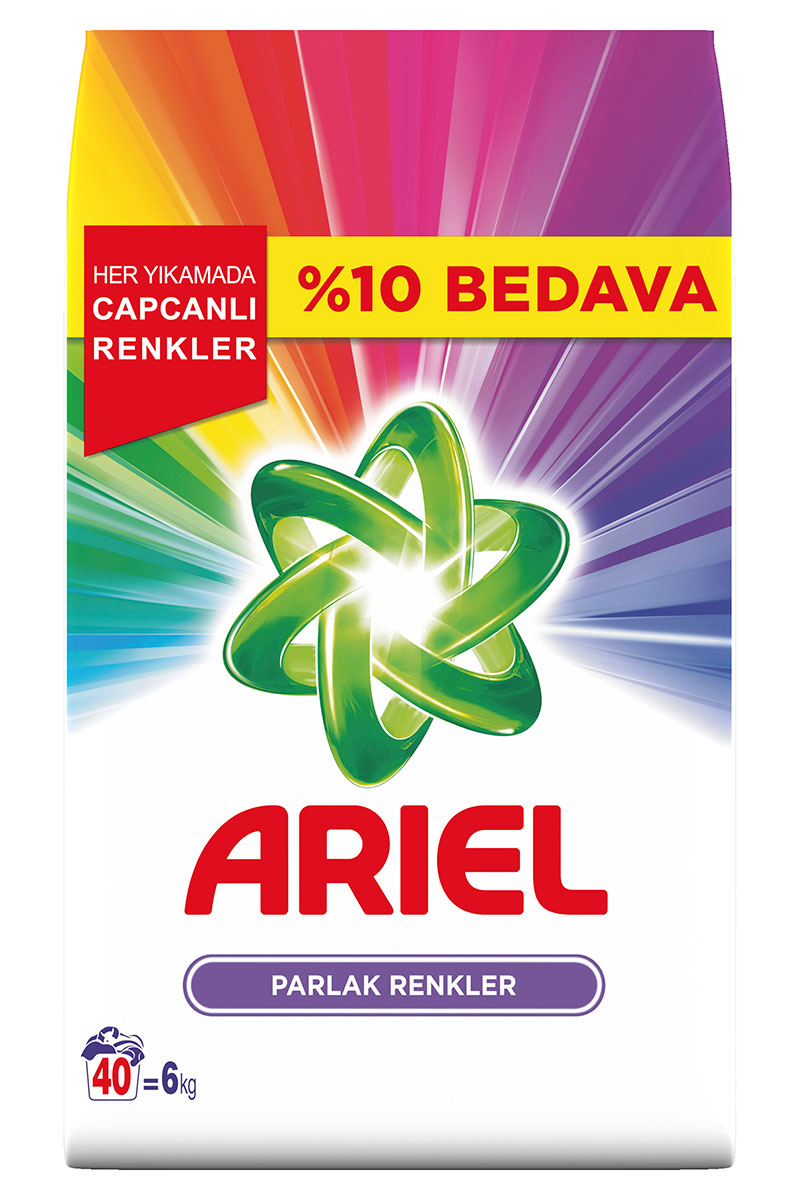 Ariel Çamaşır Deterjanı 6 Kg Dağ Esintisi Renkliler İçin