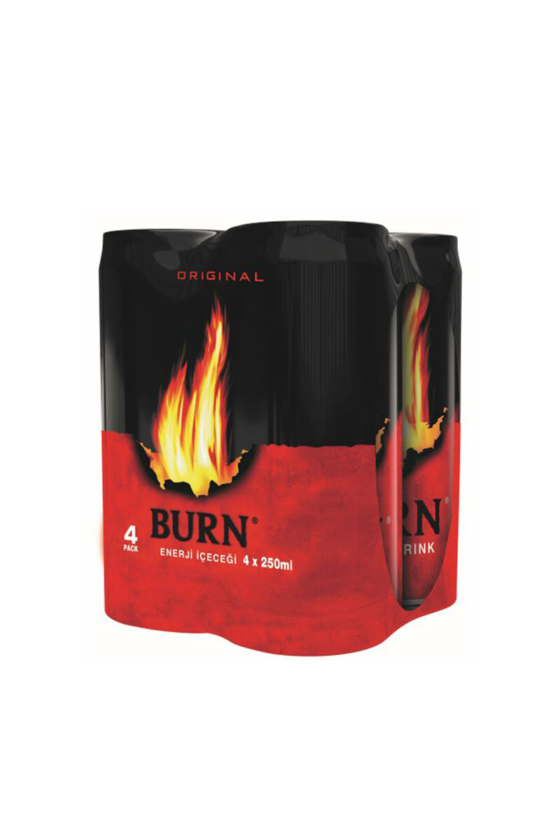 Burn Enerji İçeceği 4X250 ml Kutu