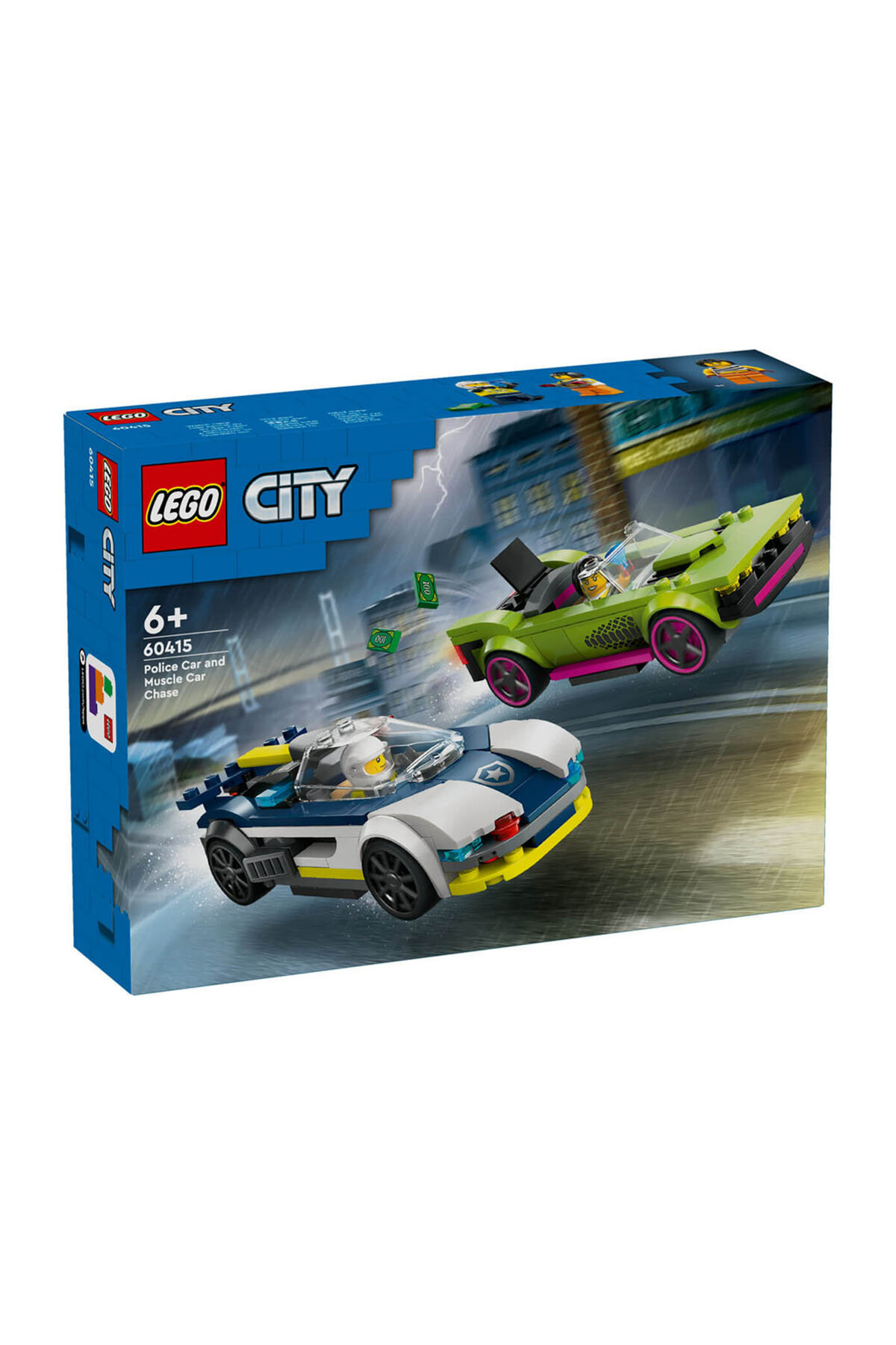 LEGO City Polis Arabası ve Spor Araba Takibi