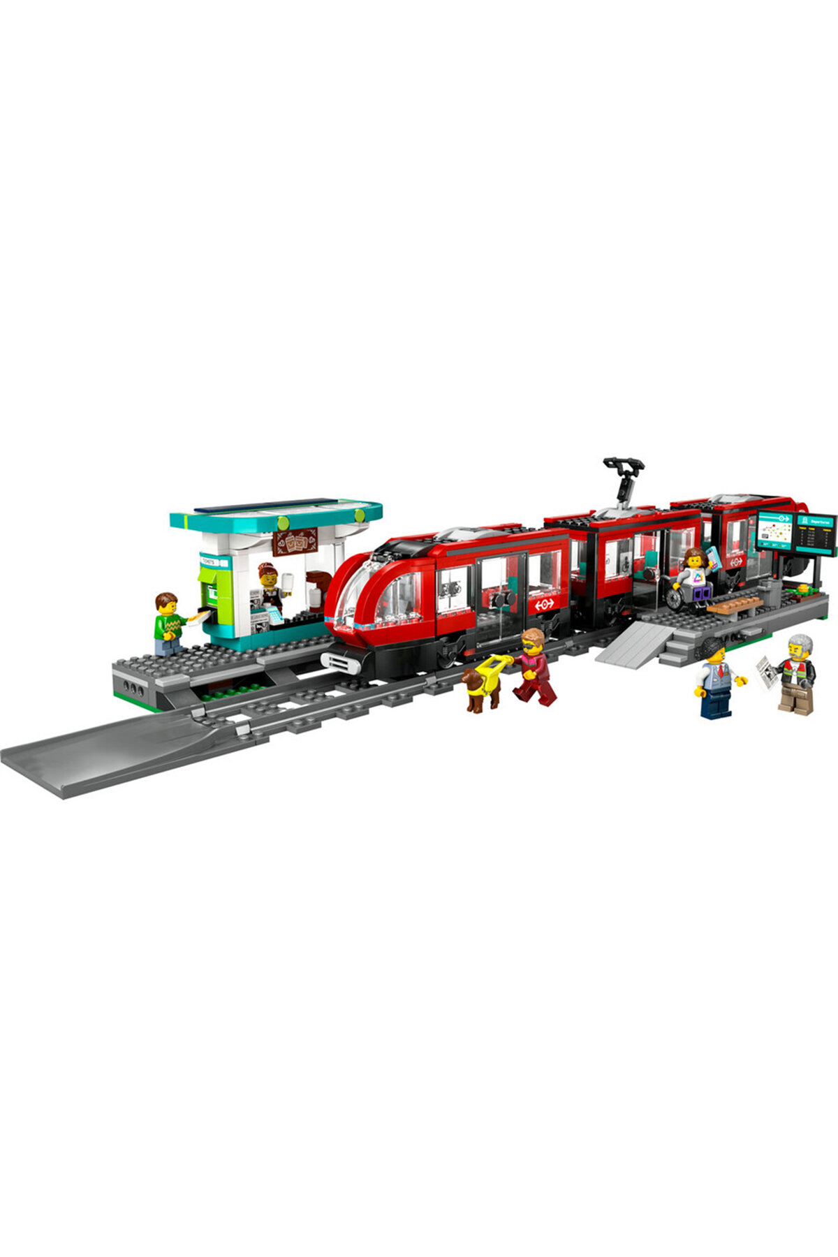 LEGO® City Şehir Merkezi Tramvay İstasyonu Oyuncak Seti 60423