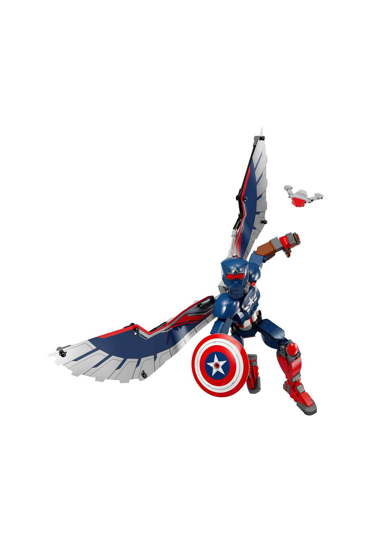 LEGO® Marvel Yeni Kaptan Amerika Yapım Figürü 76296