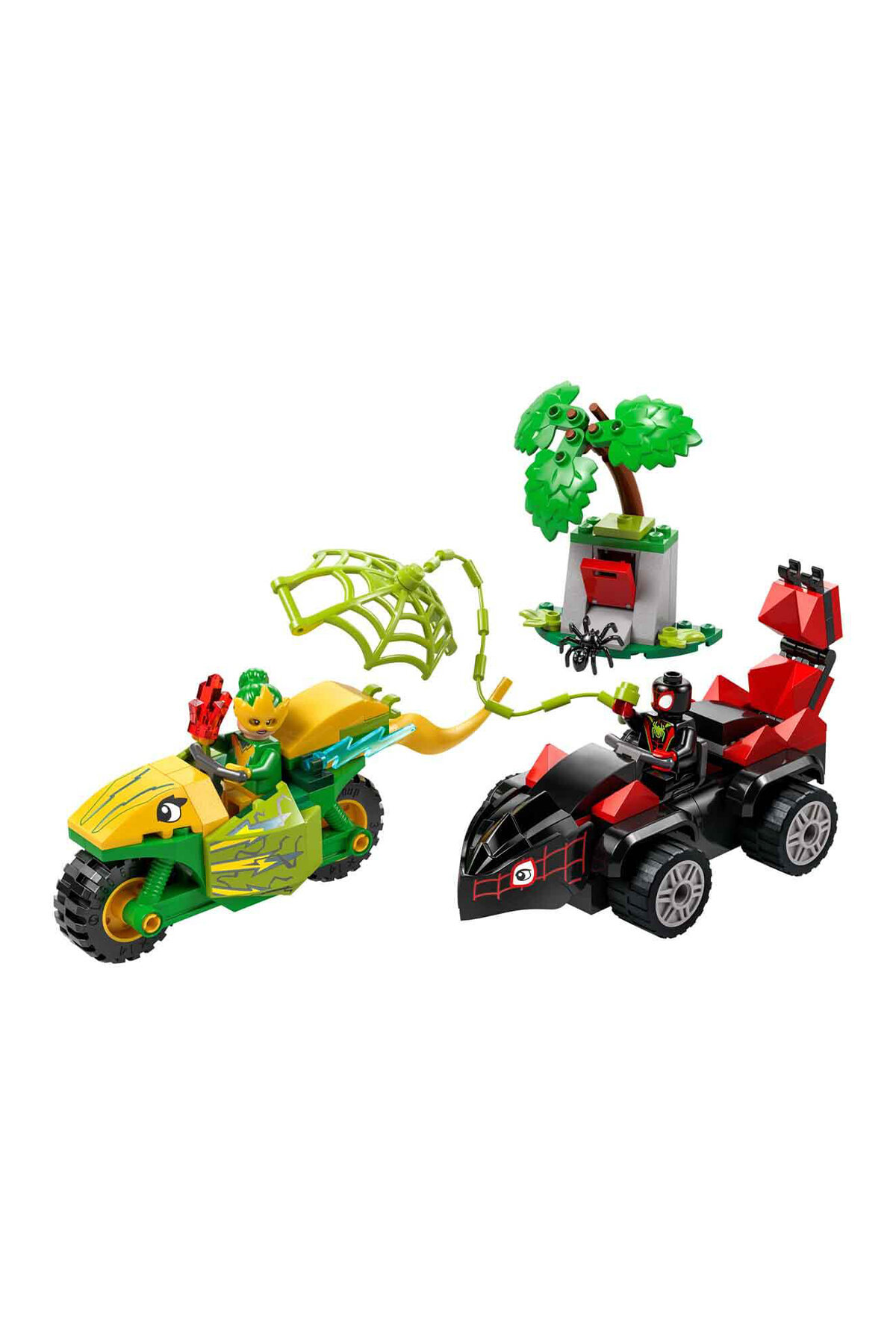 LEGO® Marvel Spidey ve İnanılmaz Arkadaşları Spin ve Electro Dinozor Aracı Takibi 11198