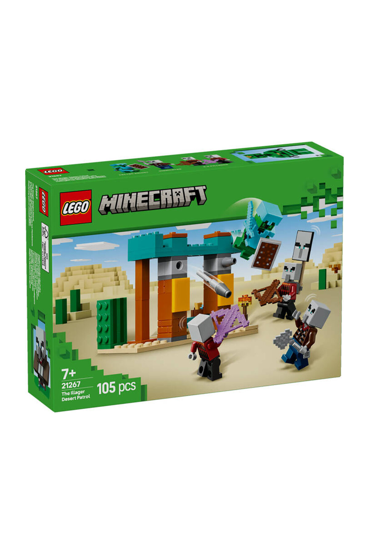 Lego Minecraft Serseri Köylü Çöl Devriyesi 21267