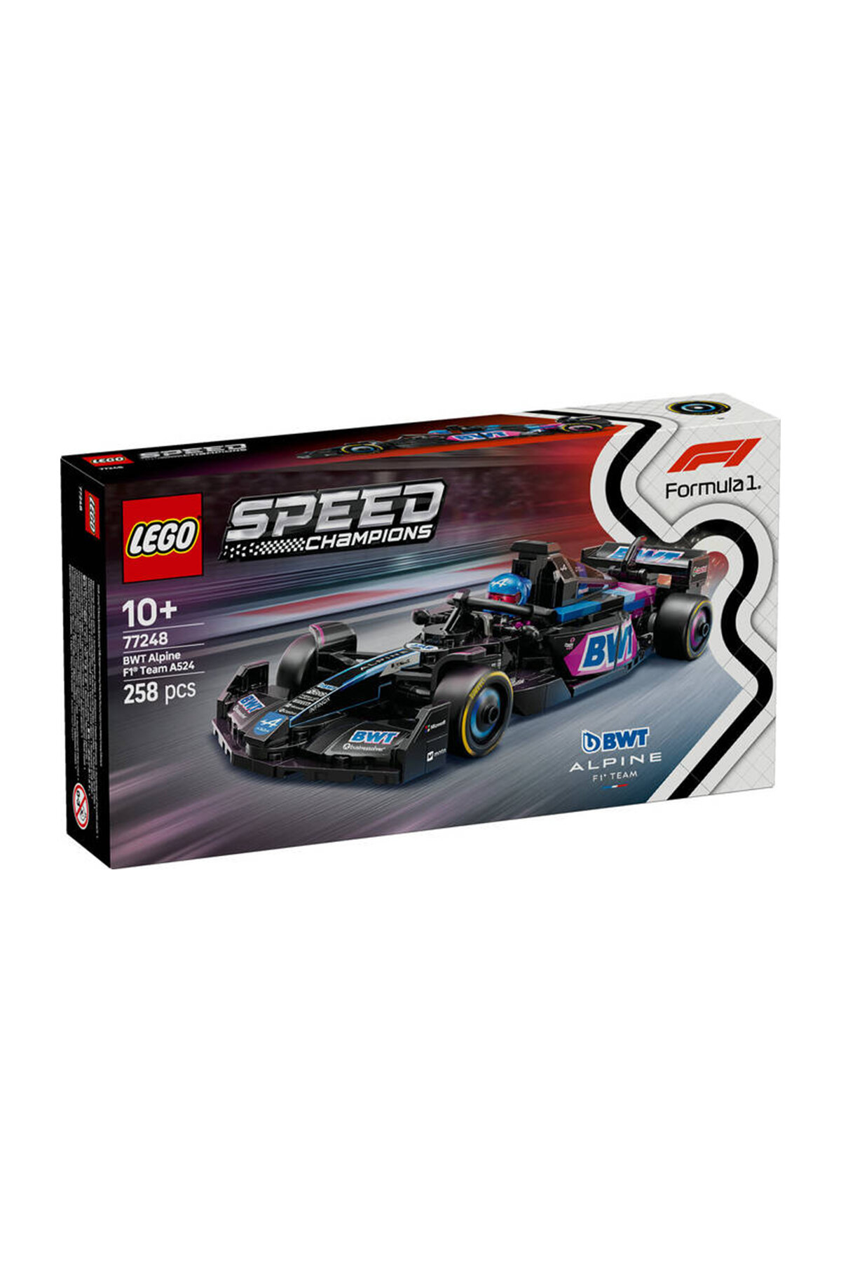 LEGO Speed Champions BWT Alpine F1® Team A524 Yarış Arabası Oyuncak Araç 77248