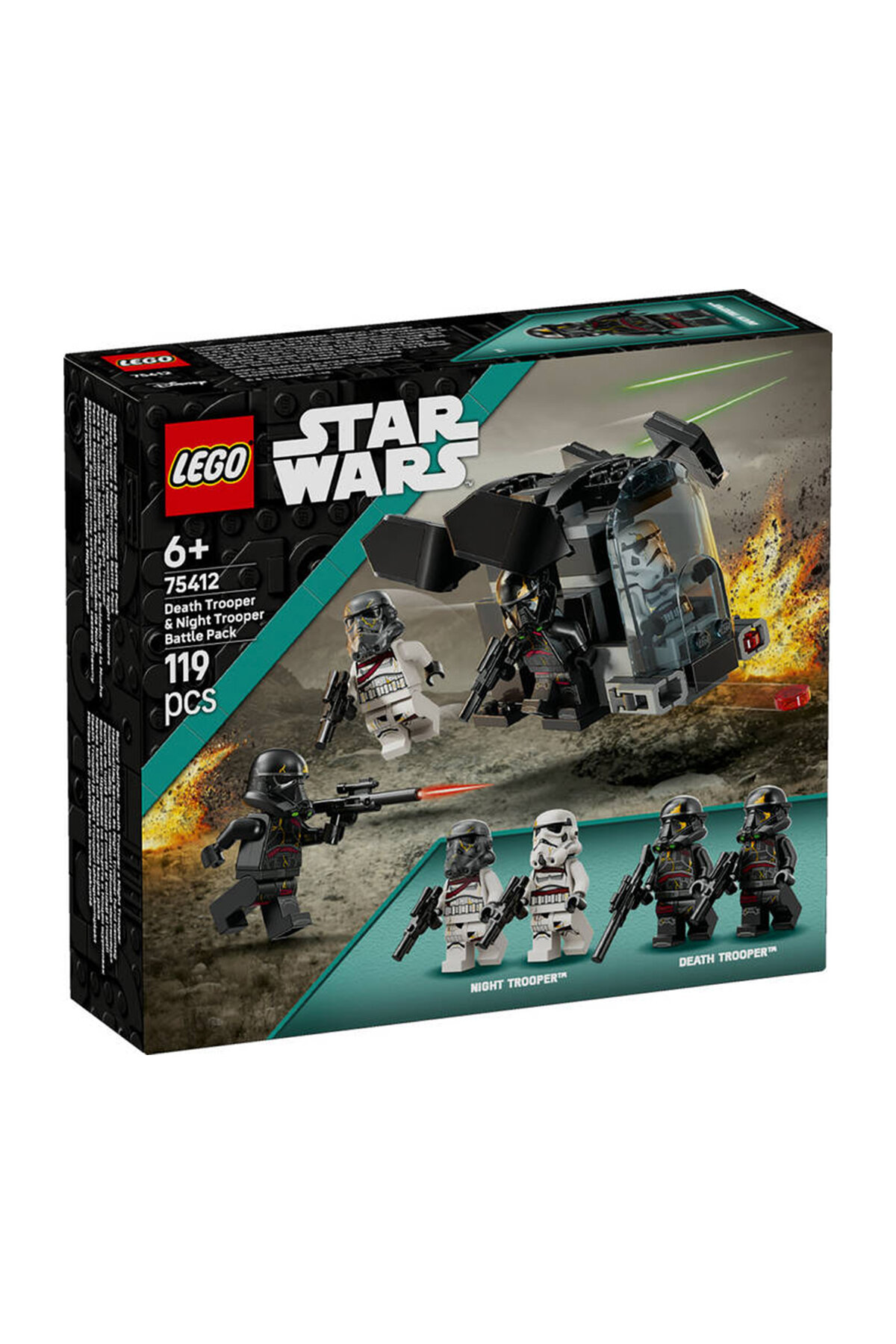 LEGO Star Wars™ Death Trooper ve Night Trooper Savaş Paketi Oyuncak Yapım Seti 75412