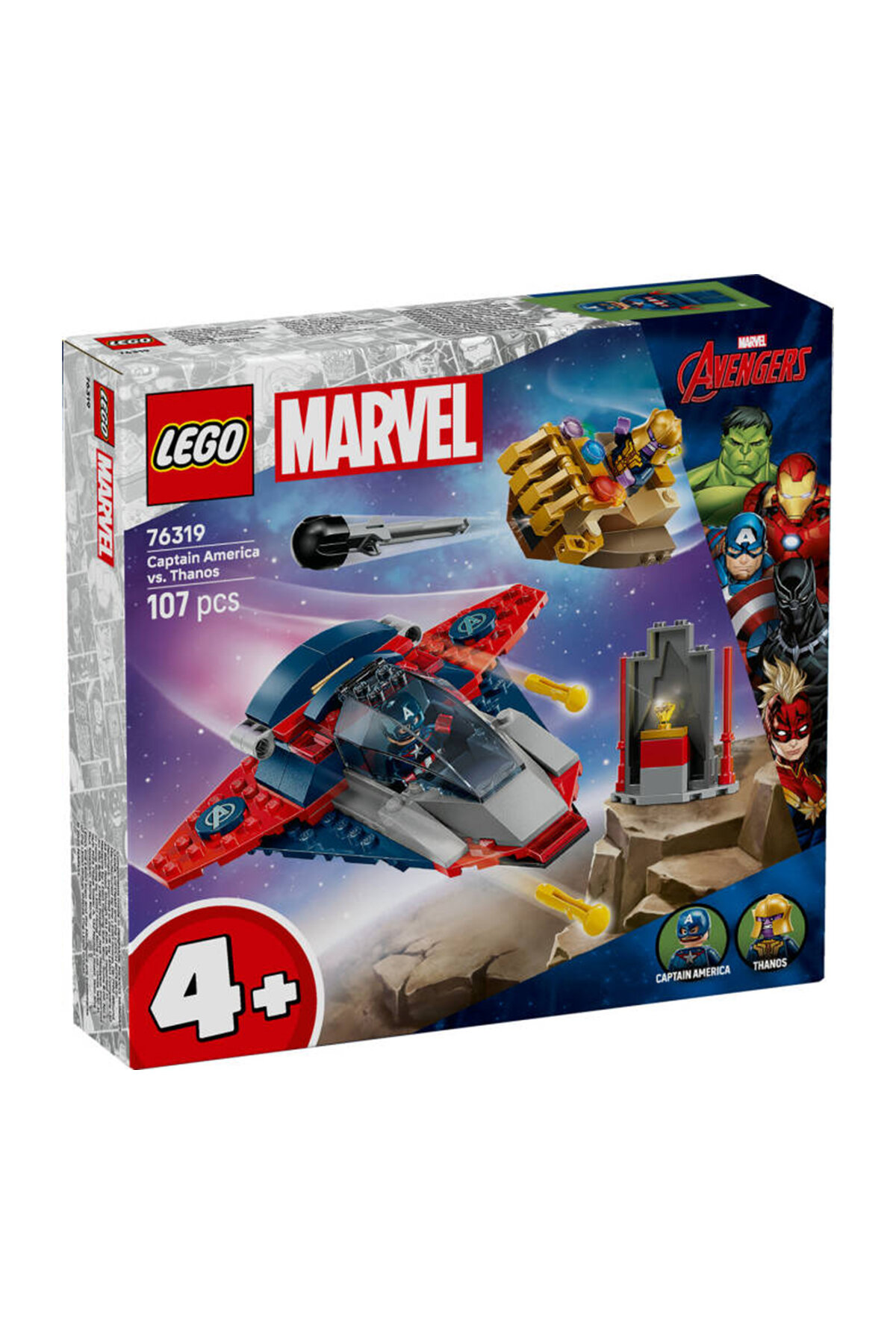Lego Marvel Kaptan Amerika Thanos'a Karşı 76319