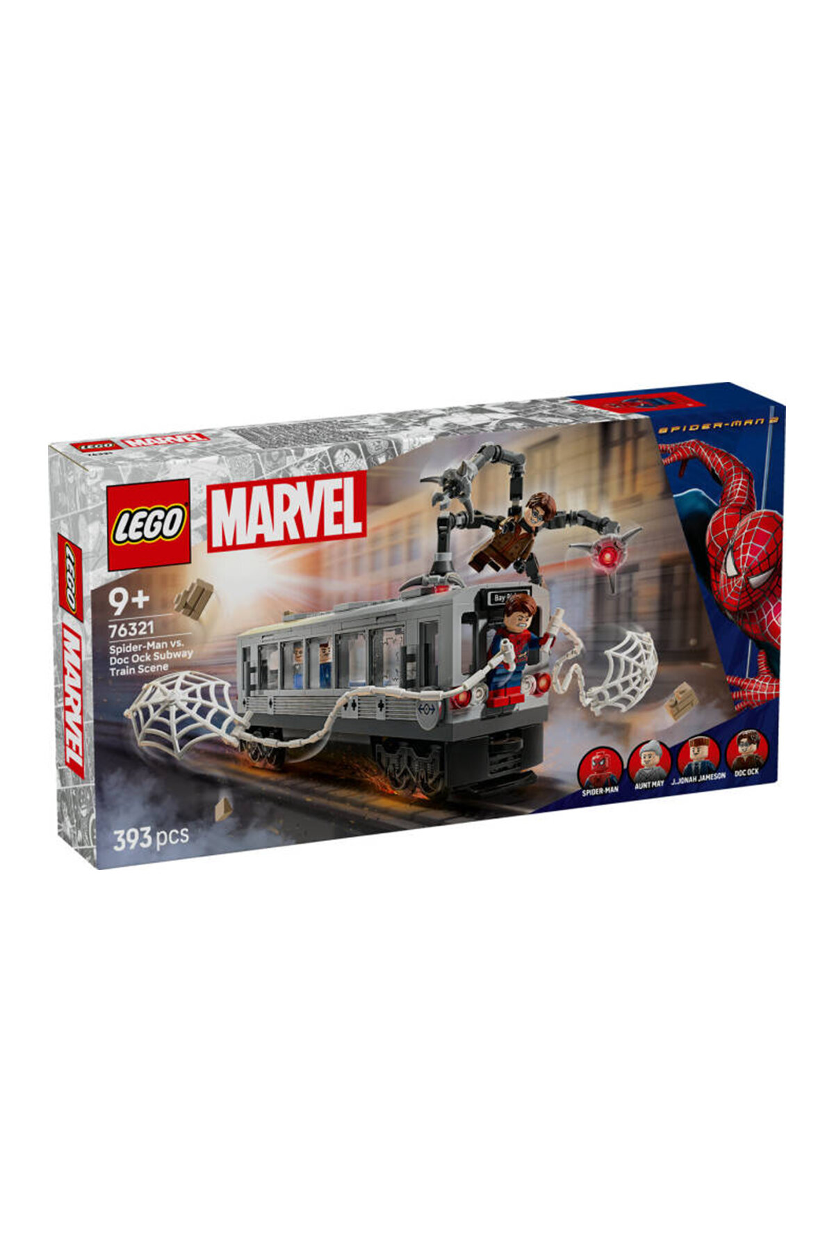 Lego Marvel Örümcek Adam İle Oktopus Metro Sahnesi 76321