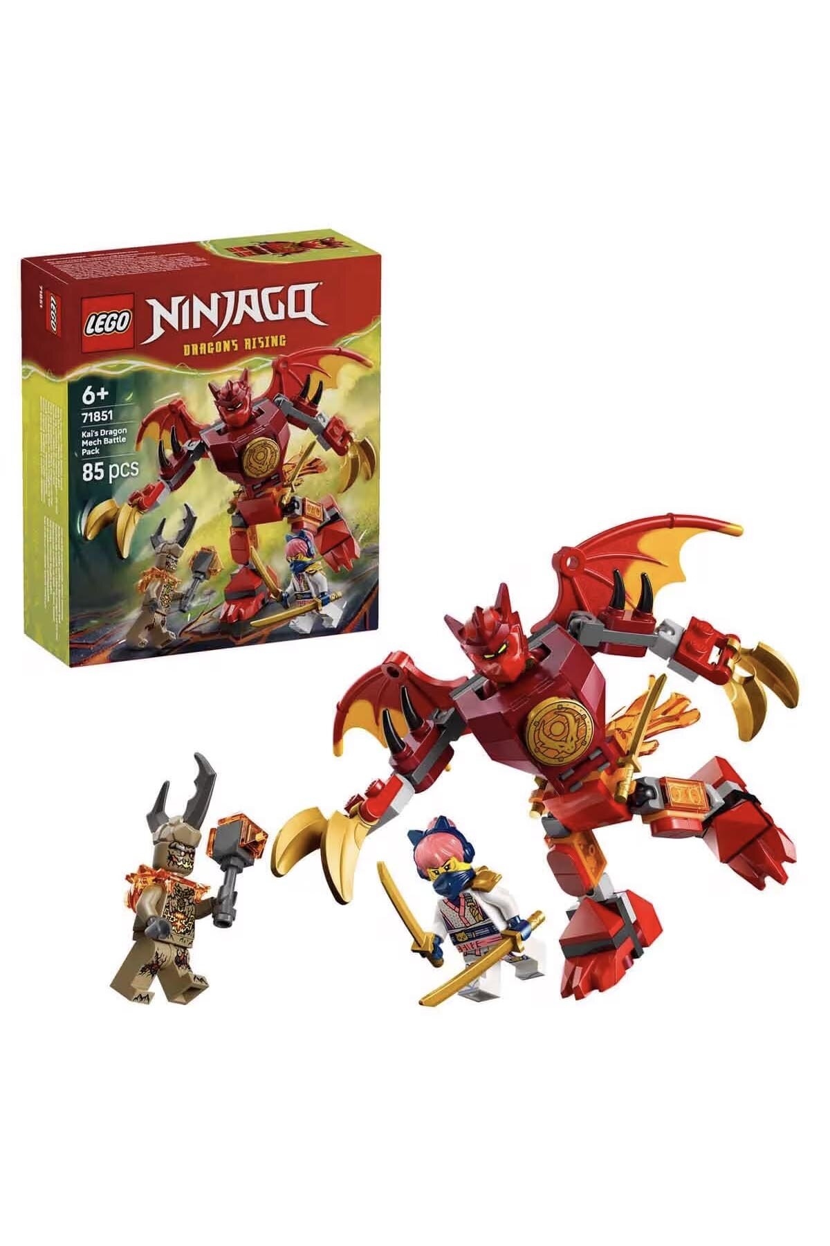 Lego Ninjago Kai'nin Ejderha Robotu Savaş Paketi 71851