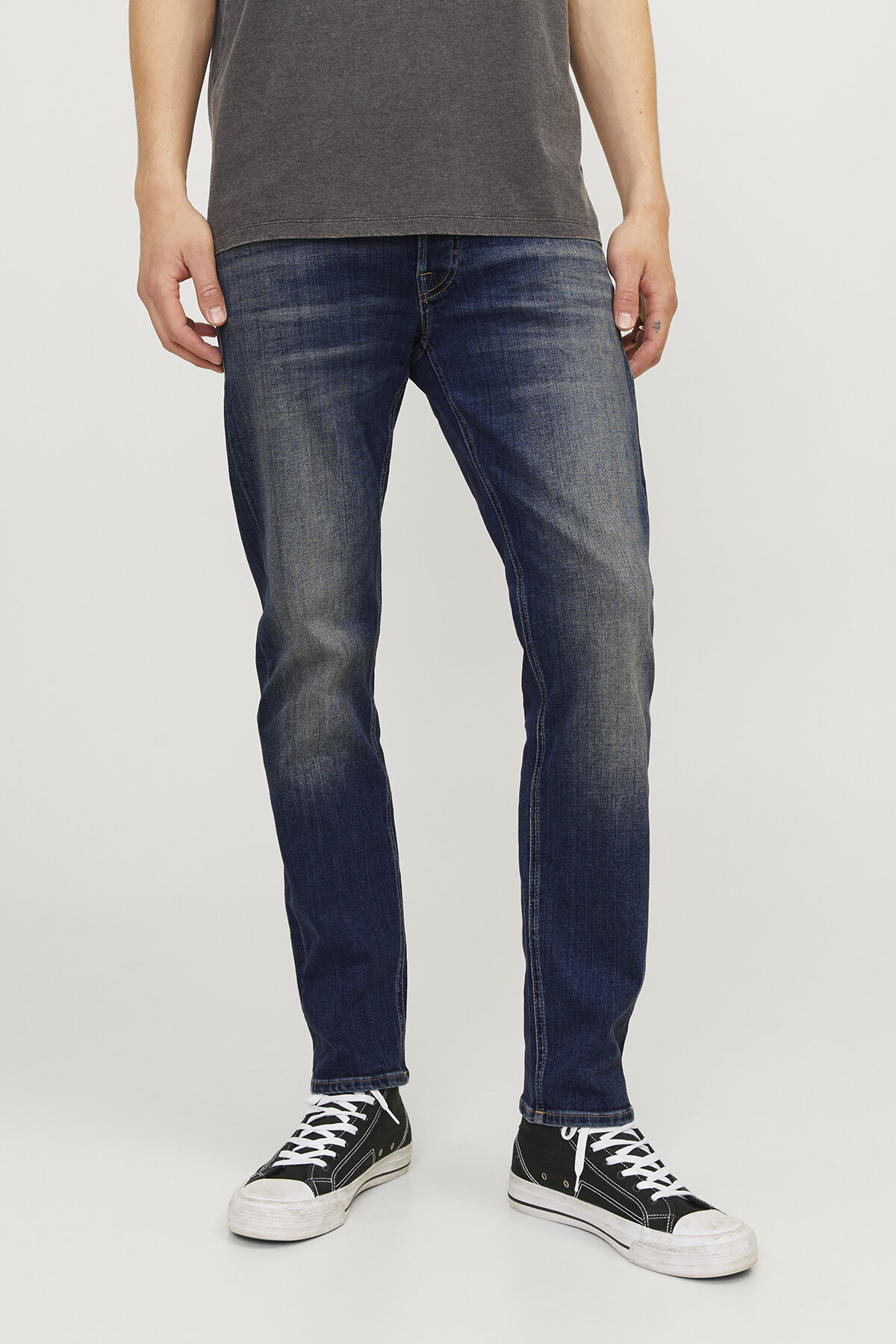 Jack&Jones Mike Erkek Kot Pantolon 12158610 BLUE DENIM