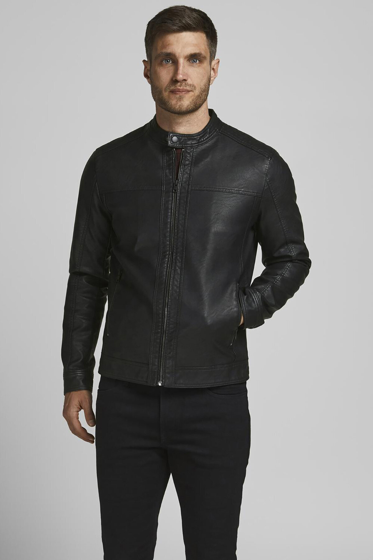 Jack&Jones Warner Erkek Ceket 12182461 BLACK