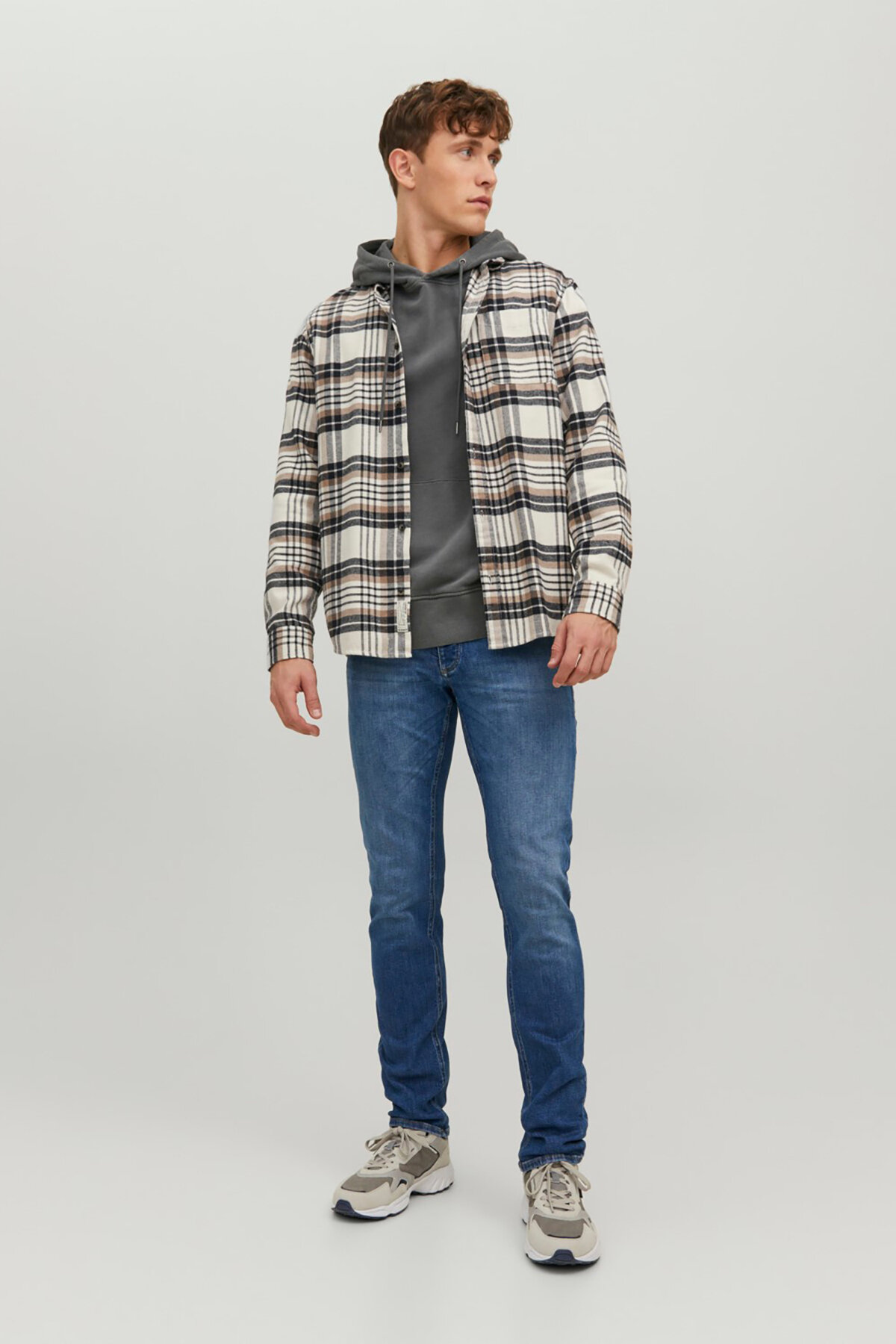 Jack&Jones Liam Erkek Kot Pantolon 12229847 BLUE