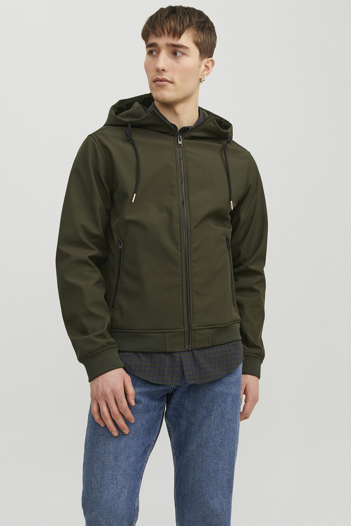 Jack&Jones Basic Softshell Erkek Mont 12236300 ROSIN