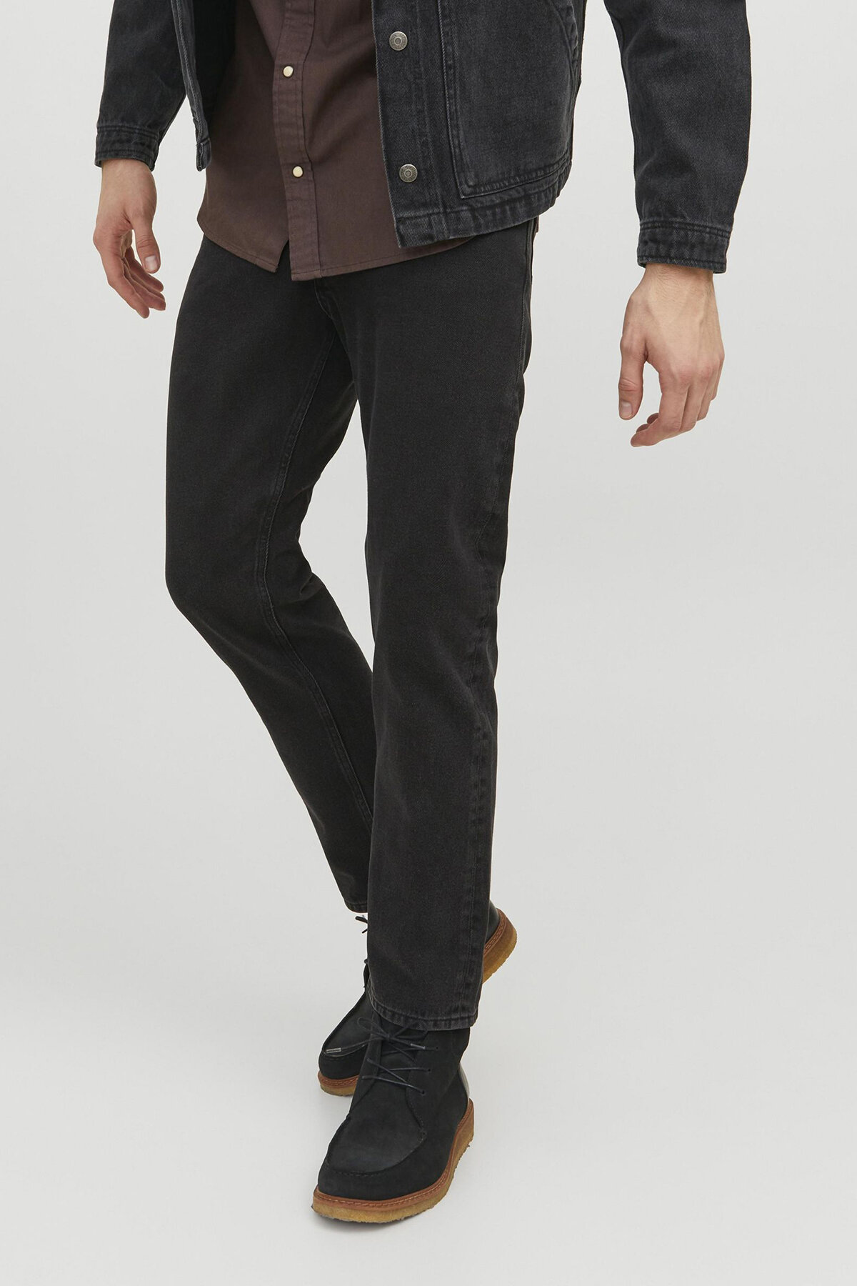 Jack&Jones Chris Erkek Kot Pantolon 12237392 BLACK DENIM