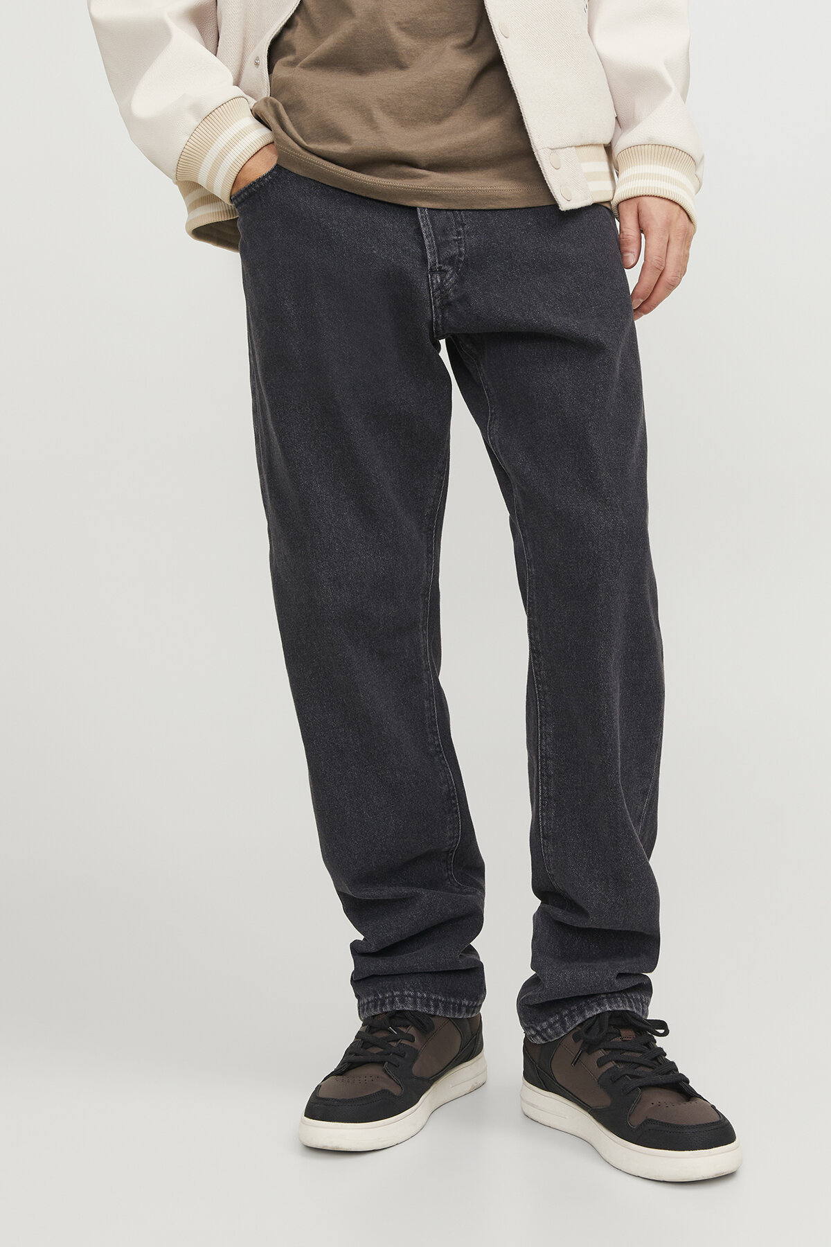 Jack&Jones Chris Erkek Kot Pantolon 12250230 BLACK DENIM