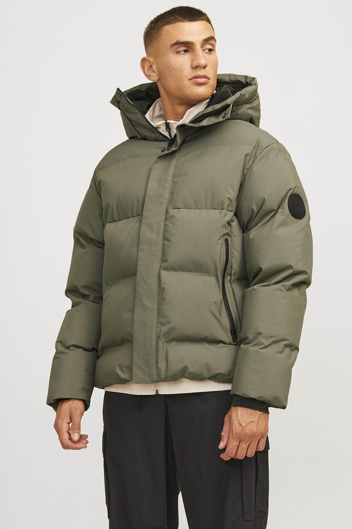 Jack&Jones Alpha Erkek Mont 12261971 DUSTY OLIVE