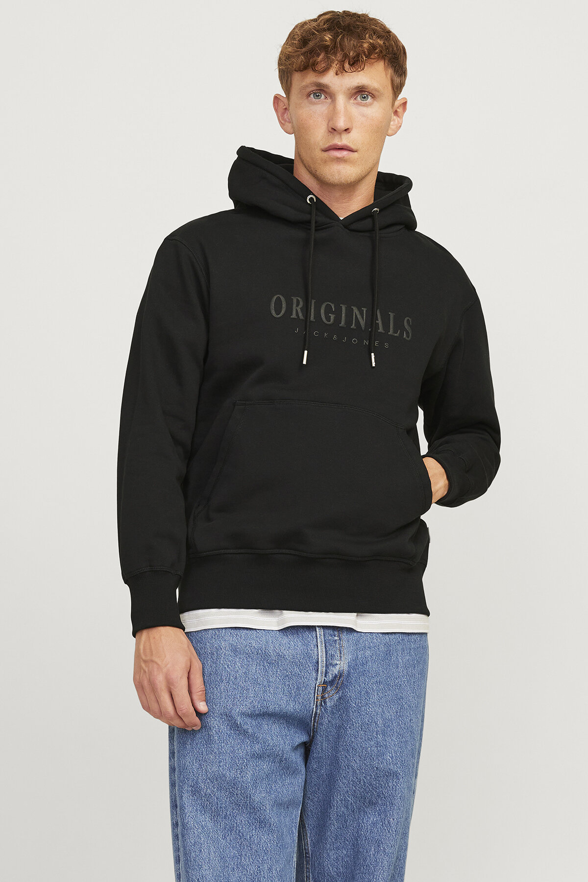 Jack&Jones Erkek Sweatshirt 12262811 BLACK