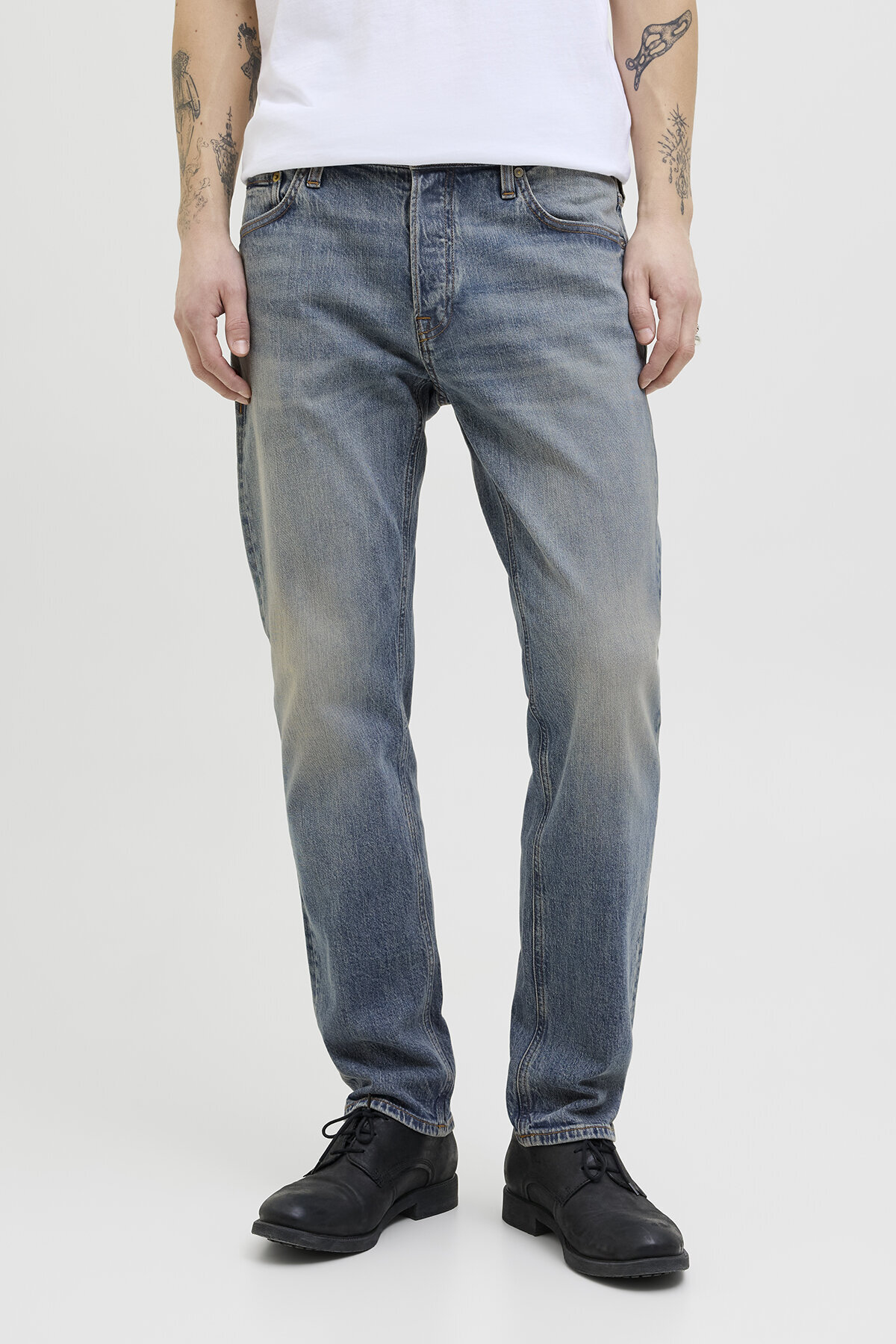 Jack&Jones Mike Erkek Kot Pantolon 12269527 BLUE DENIM