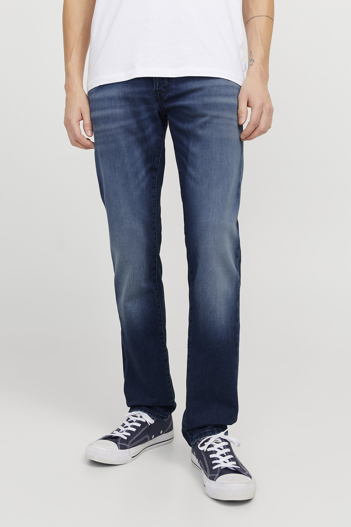 Jack&Jones Mike Erkek Kot Pantolon 12269601 BLUE DENIM