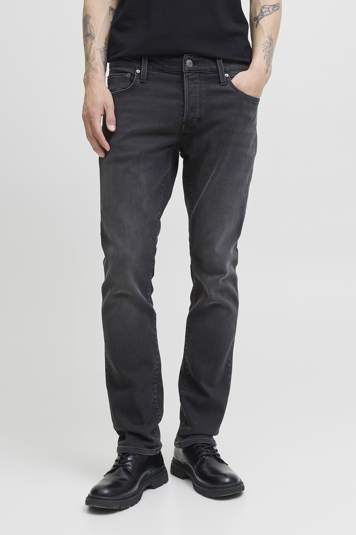 Jack&Jones Mike Erkek Kot Pantolon 12278115 BLACK DENIM