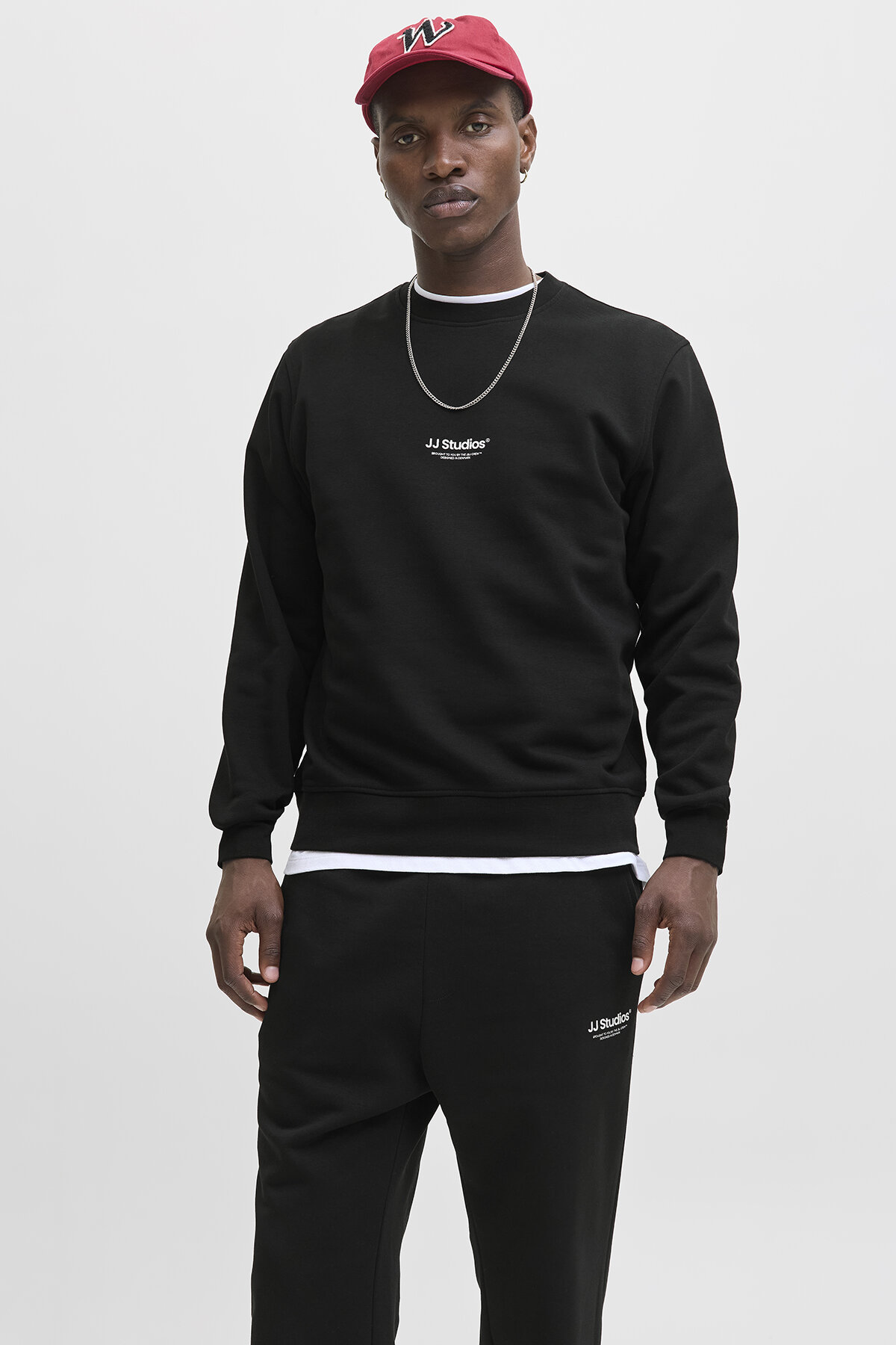 Jack&Jones Erkek Sweatshirt 12278791 BLACK