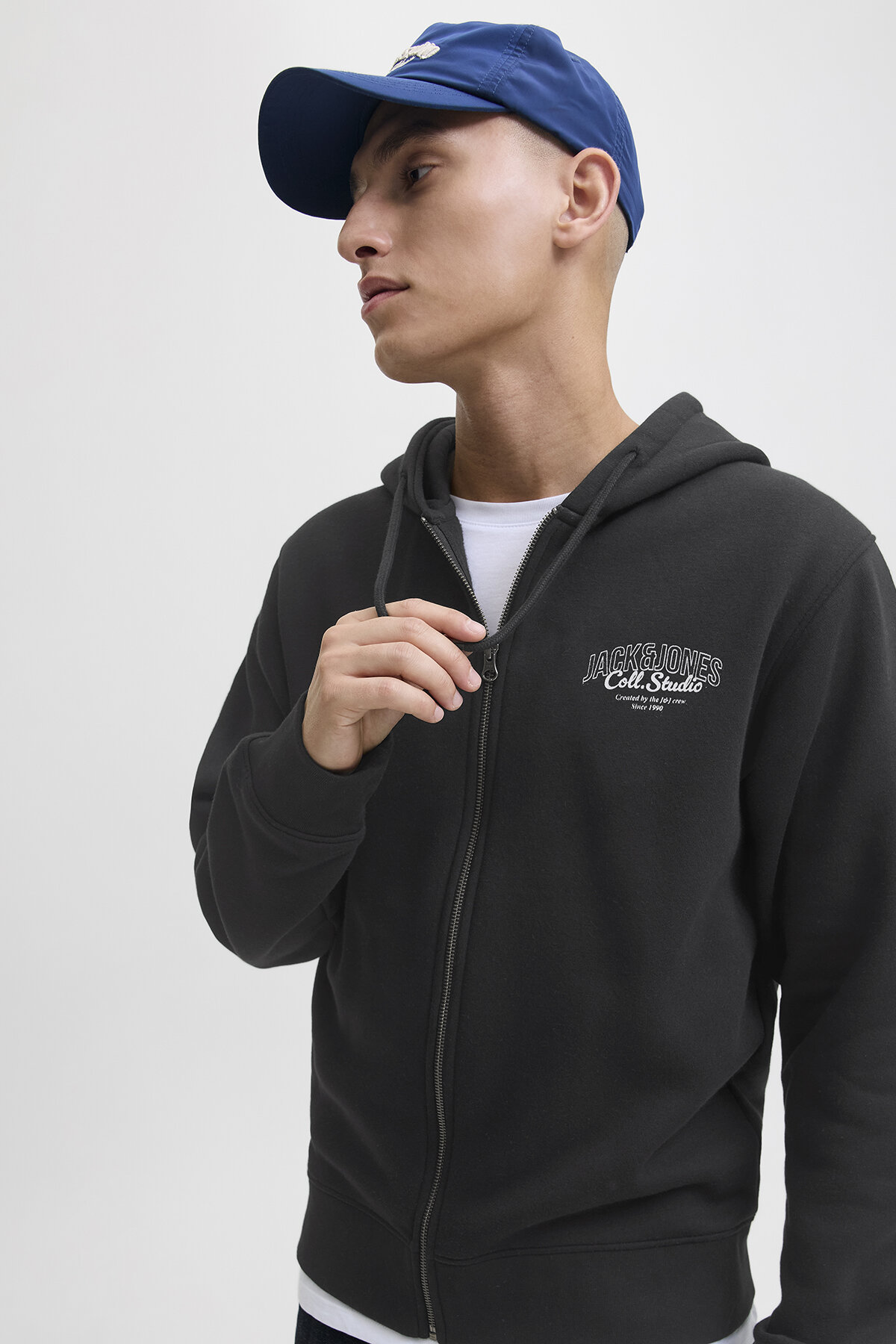 Jack&Jones Erkek Sweatshirt 12278607 BLACK