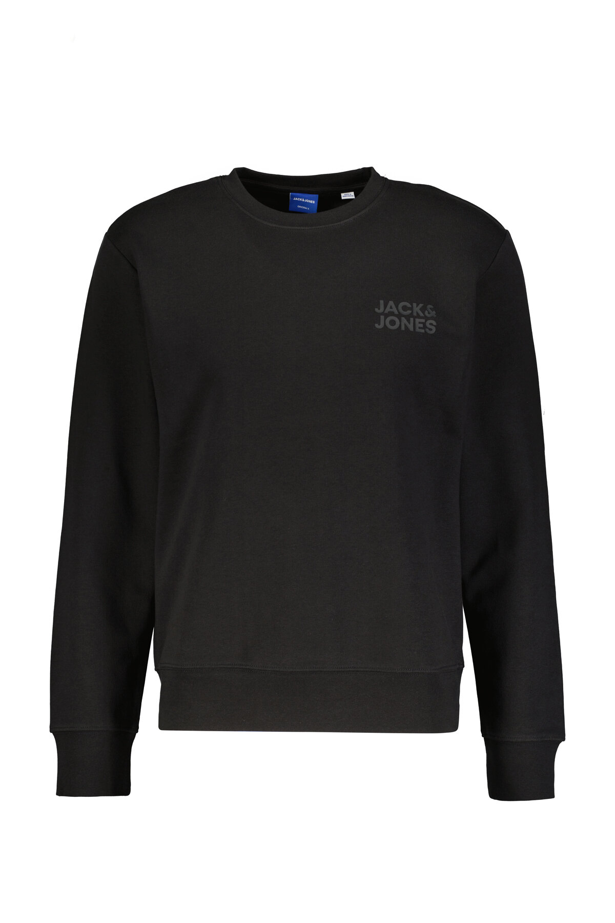Jack&Jones Erkek Sweatshirt 12290659 BLACK