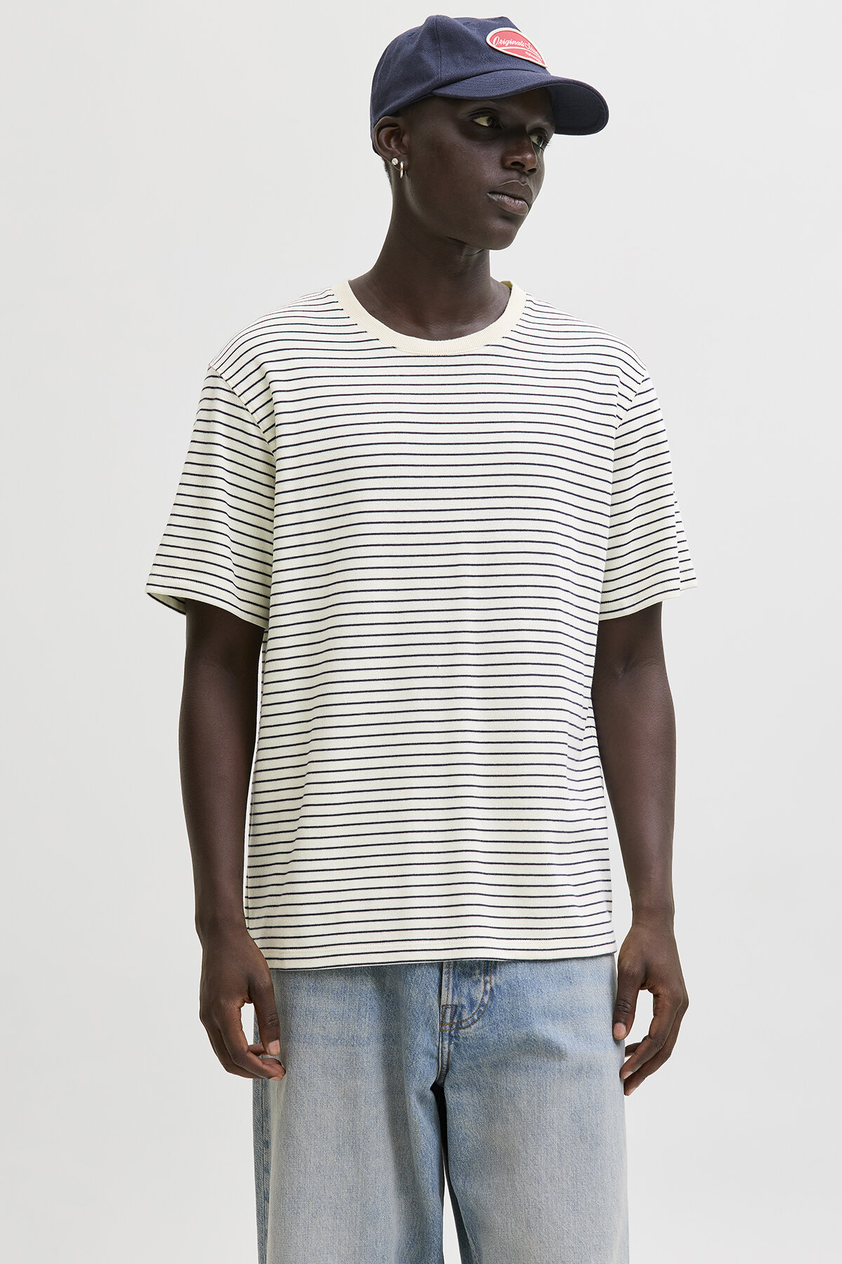 Jack&Jones Erkek Tişört 12288015 ANTIQUE WHITE