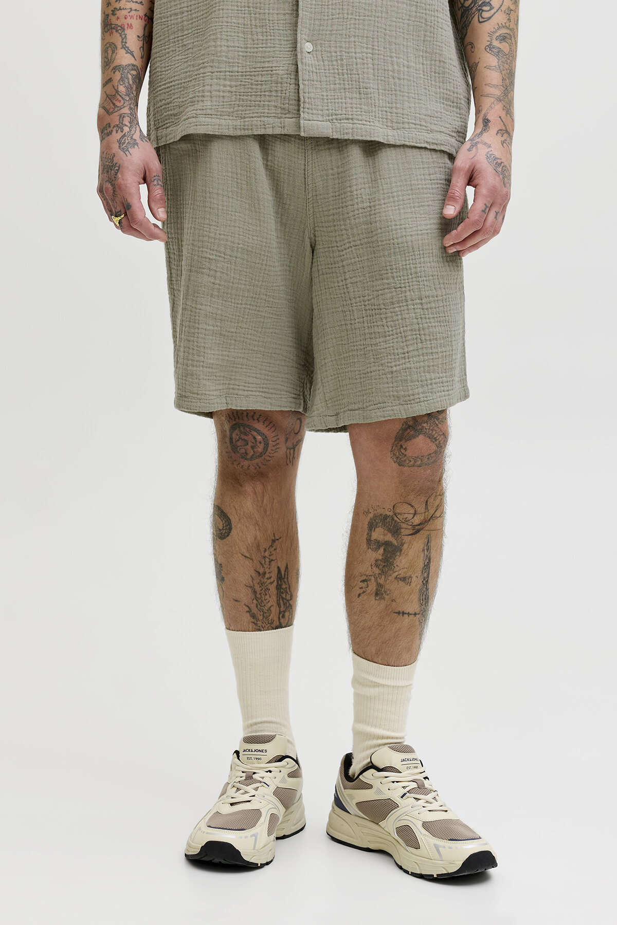 Jack&Jones Erkek Şort 12274758 SEAGRASS