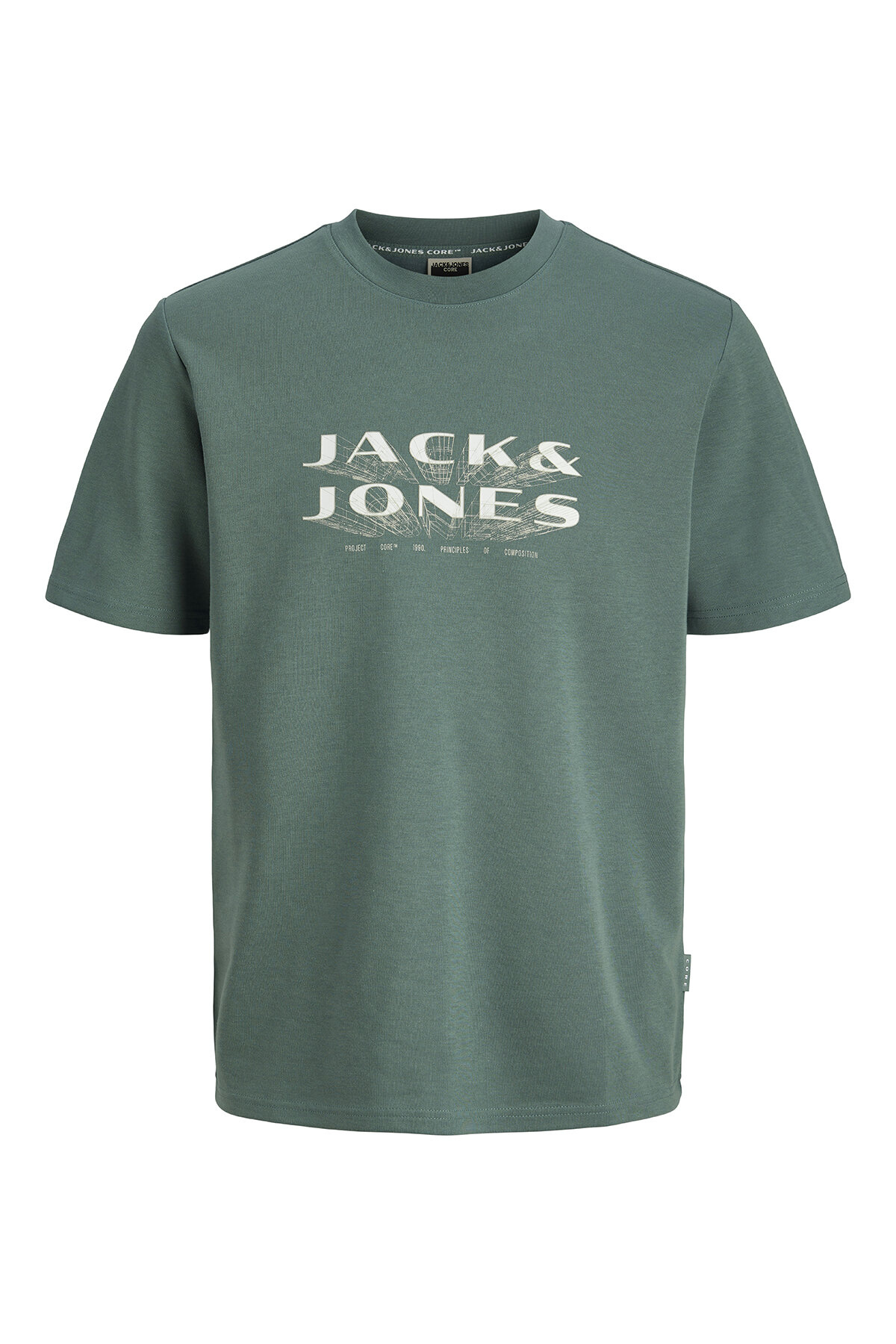 Jack&Jones Erkek Tişört 12289880 NORTH ATLANTIC