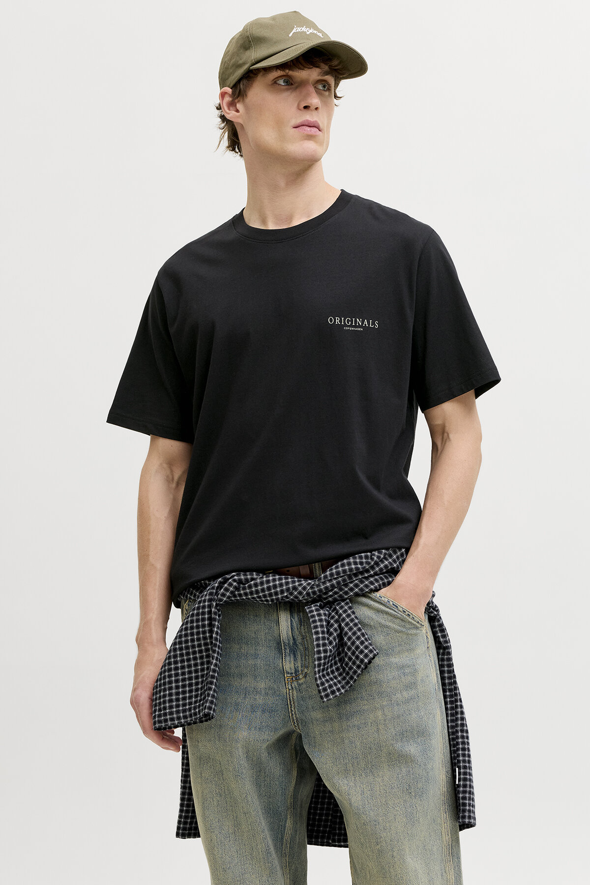 Jack&Jones Erkek Tişört 12292148 BLACK