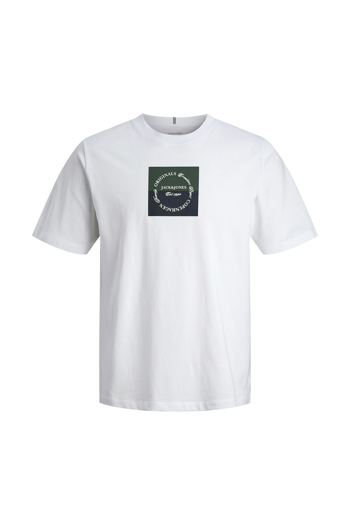 Jack&Jones Erkek Tişört 12290856 BRIGHT WHITE