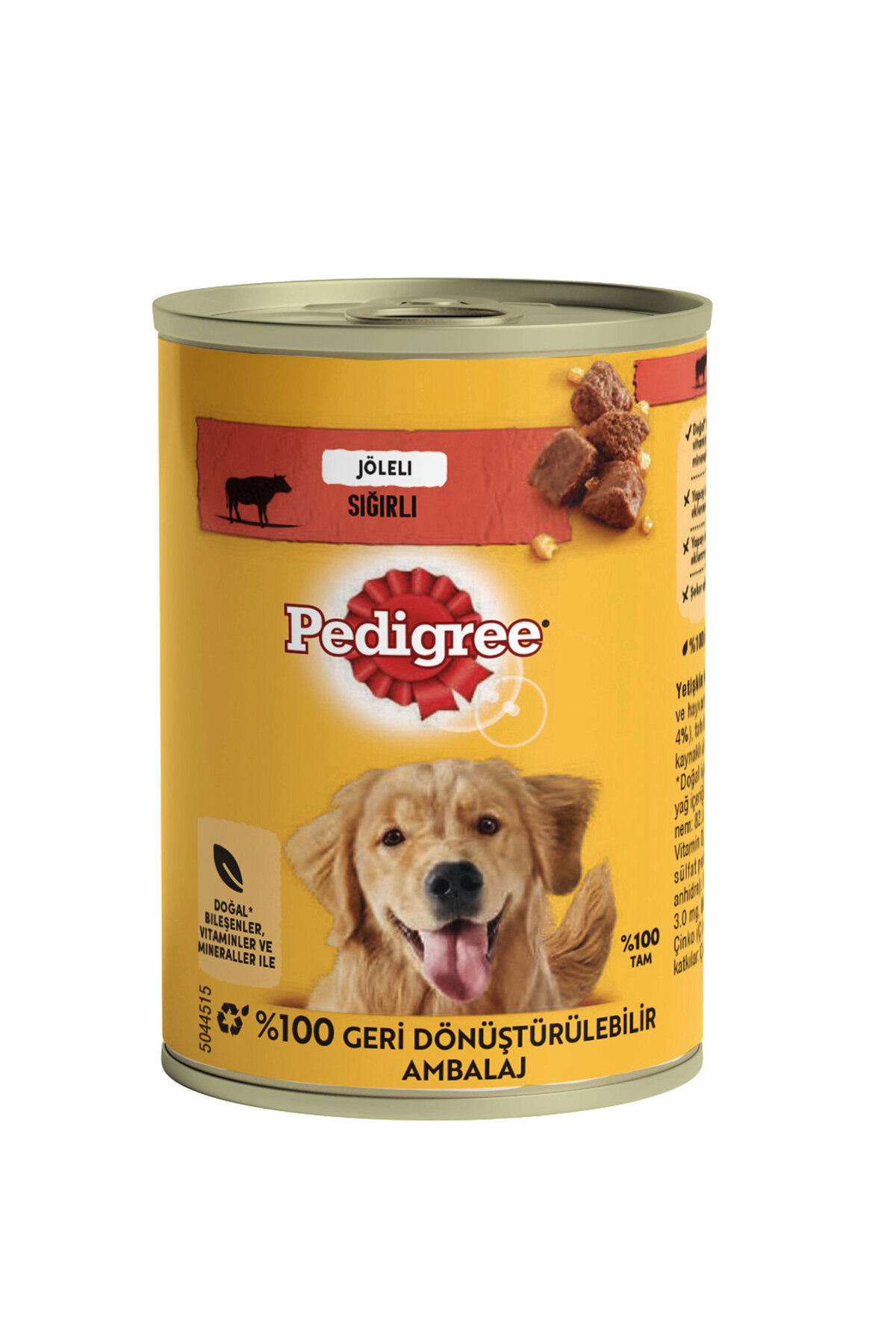 Pedigree Sığır Etli Konserve Köpek Maması 400G