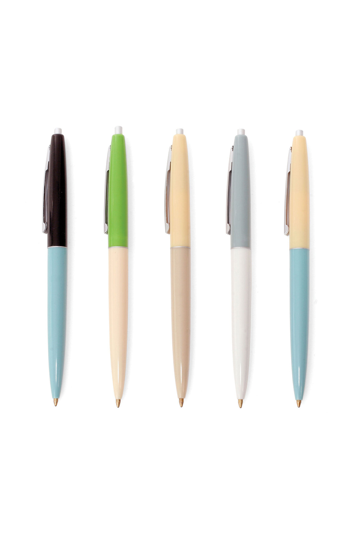 Kikkerland Retro 5 Renk Kalem Set