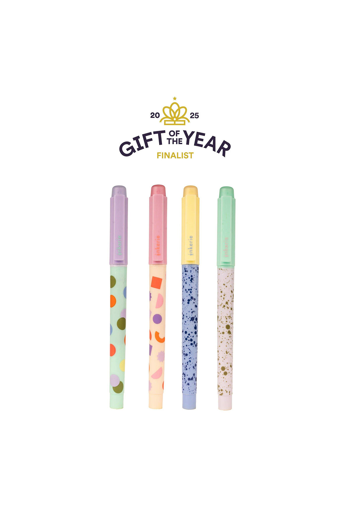 Kikkerland Silinebilir Fosforlu Kalem 4'lü Set