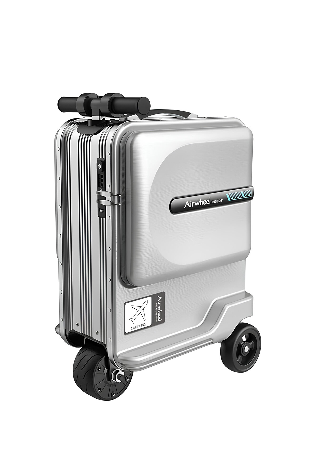 Airwheel SE3miniT Elektrikli Binilebilir Scooter Valiz - Gri (Kabin Boy)