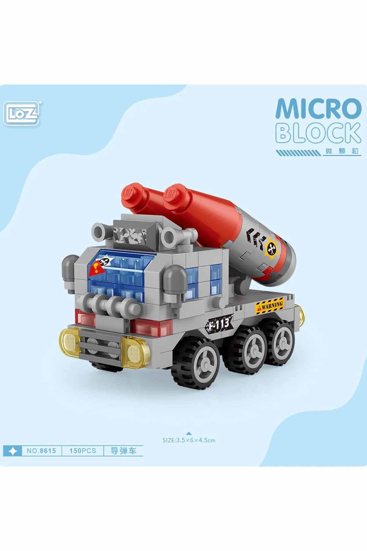 Loz Füze Aracı 150 Parça Blok Oyuncak-Mini Poşet