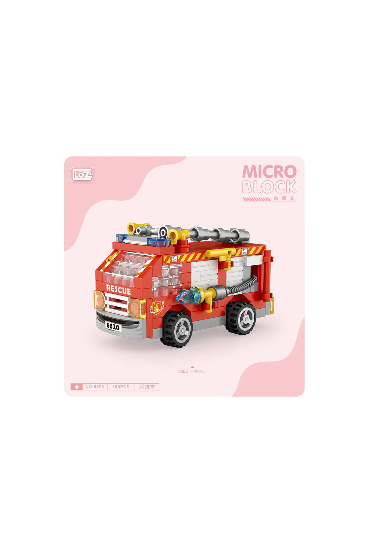 LOZ Mikro Block İtfaiye 180 Parça LZ-8620