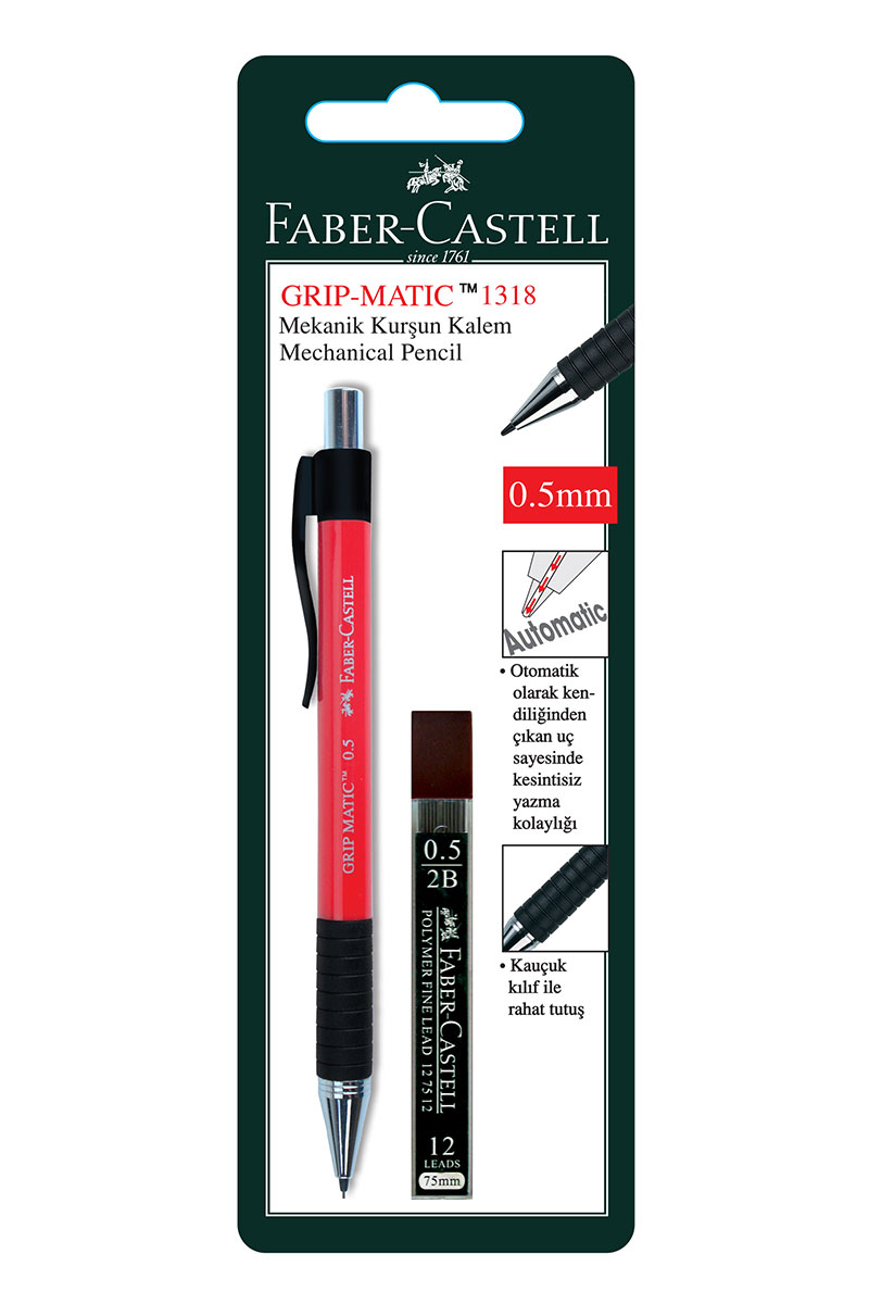 Faber Castell Grip Matic Versatil Kalem + Min 0.5