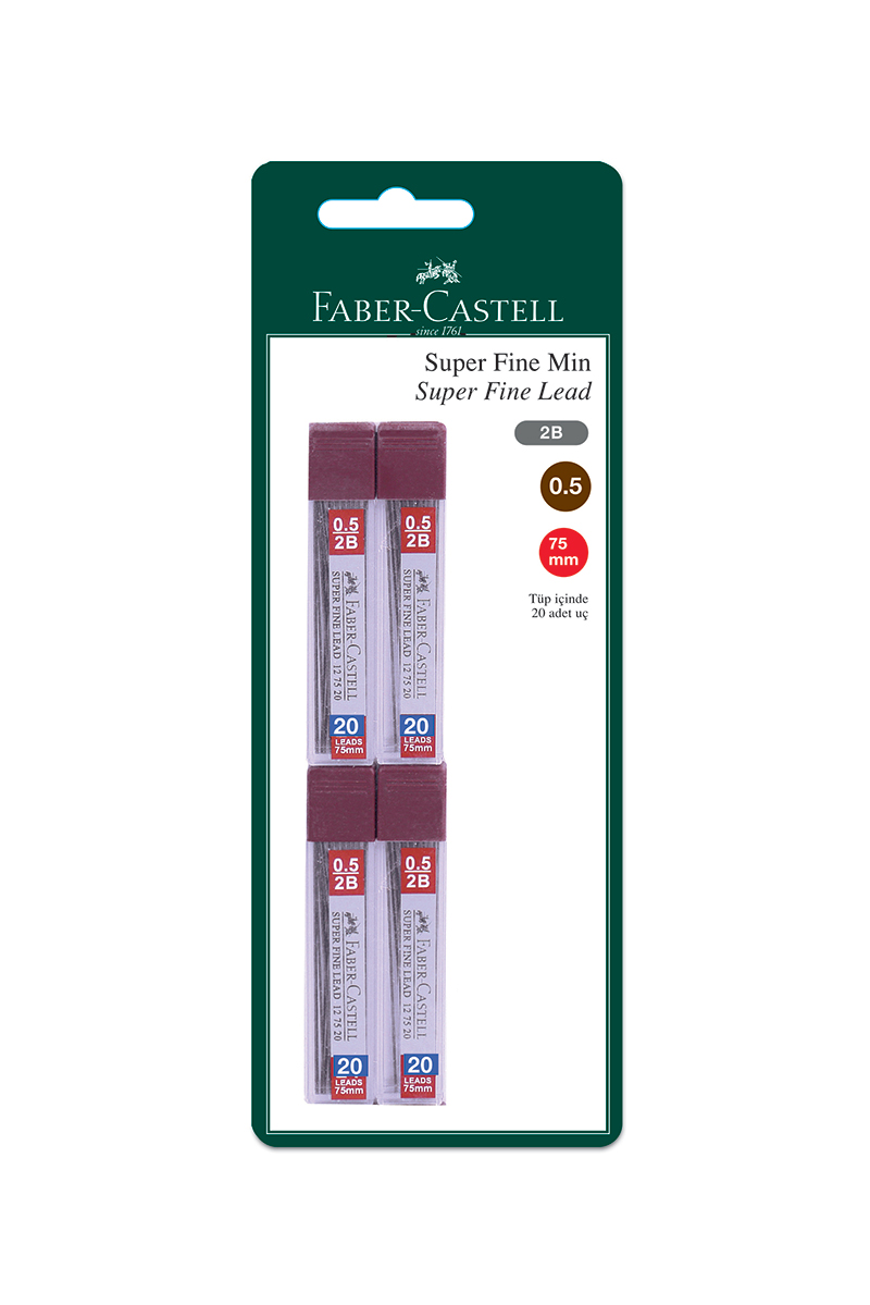 Faber Castell Fine Min 0.5 Mm 4'lü 2B Uç
