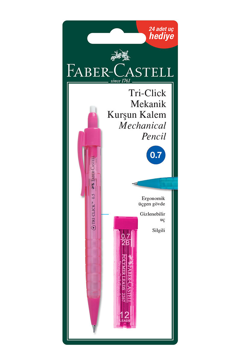 Faber Castell Triclick Versatil Kalem + Min Seti 0.7 MM