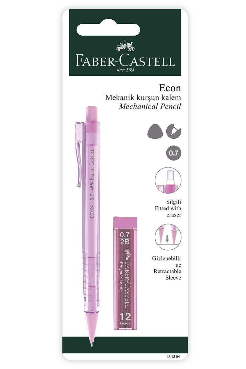 Faber-Castell Versatil Kalem Econ Pastel 0.7 Min Hediyeli