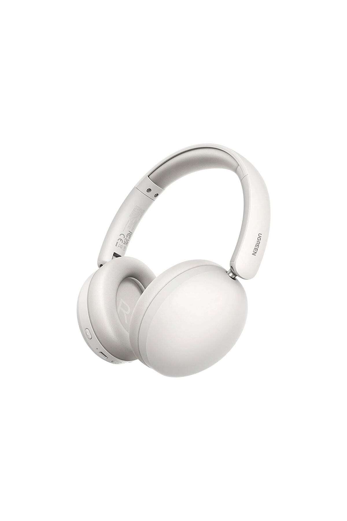 UGREEN HiTune Max2 Yapay Zeka Destekli Gürültü Engelleyici Kablosuz Kulak Üstü Kulaklık 80 Saat Çalma Süresi Beyaz 45017