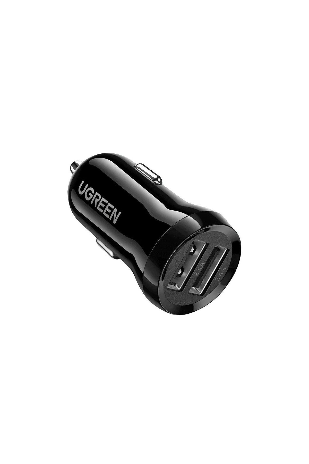 UGREEN 24W Araç Çakmaklık Şarj Cihazı 2xUSB-A Siyah 50875