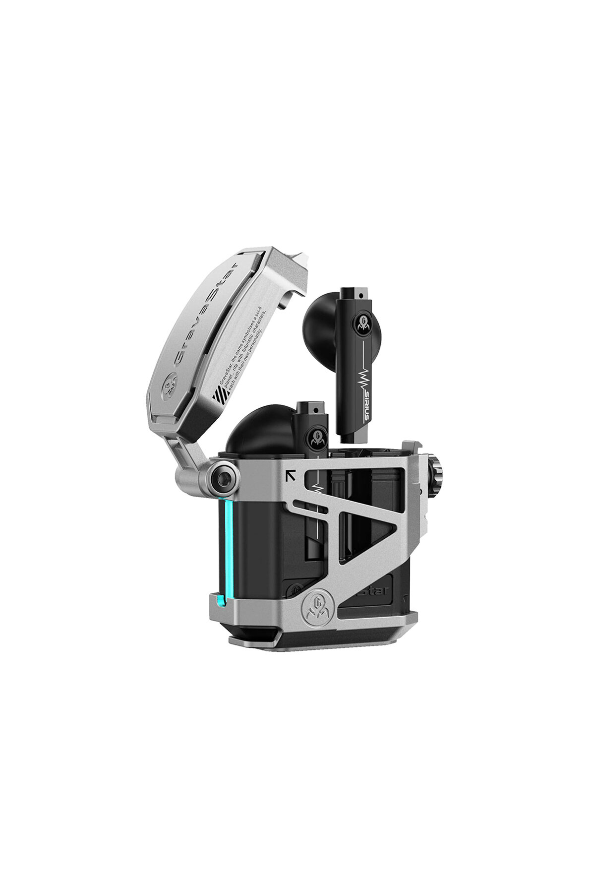 Gravastar Sirius P5 Mecha V2 True Wireless Bluetooth Kulaklık Siyah