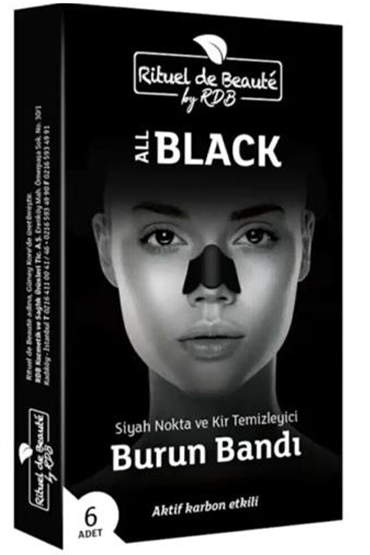 Aktif Karbon Burun Bandı 6'lı