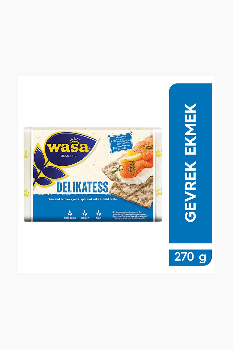 Wasa Crispbread Delikatess (İnce Gevrek Ekmek) 270 g