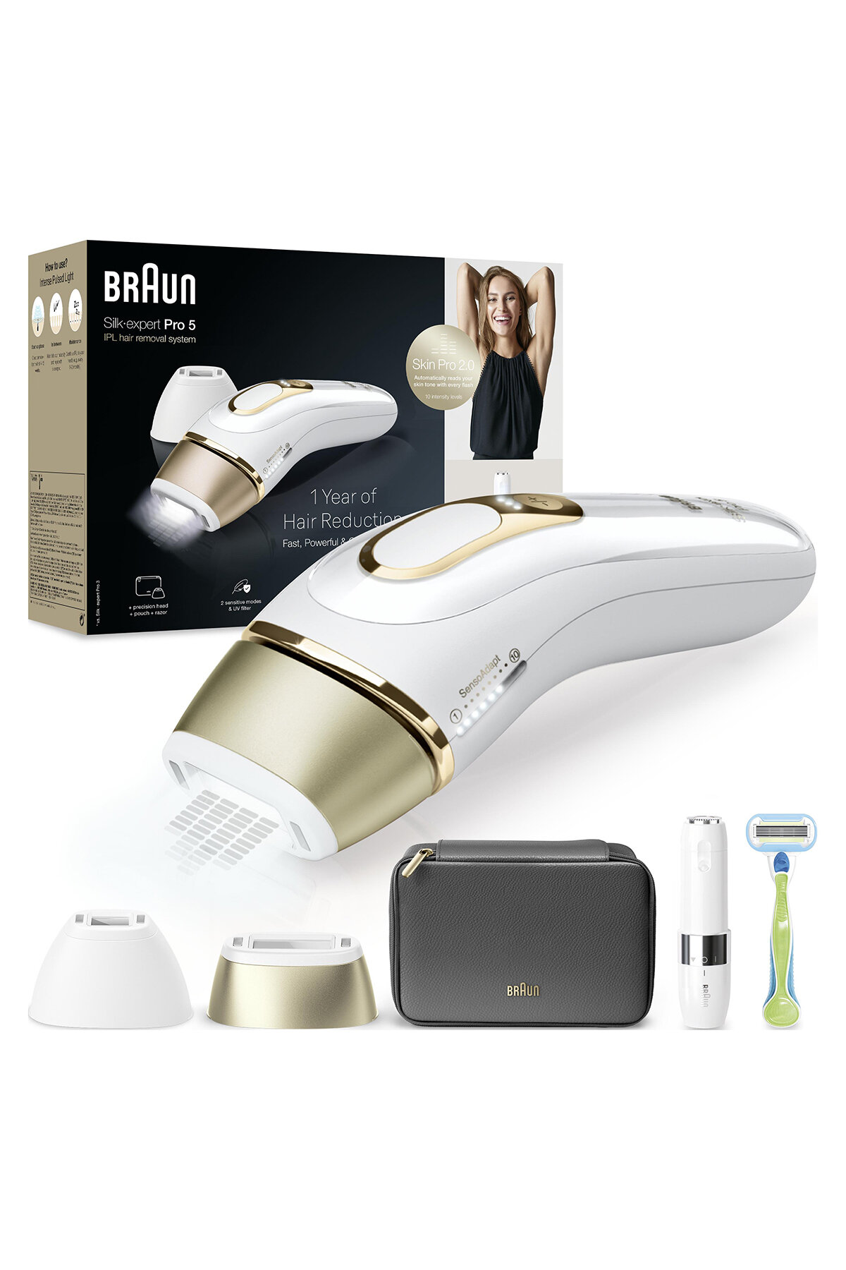 Braun Epilator IPL PL5146 Beyaz-Gold Box Euro