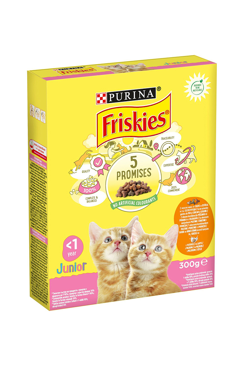 Friskies Kedi Maması Tavuk Süt Ve Sebzeli 300G